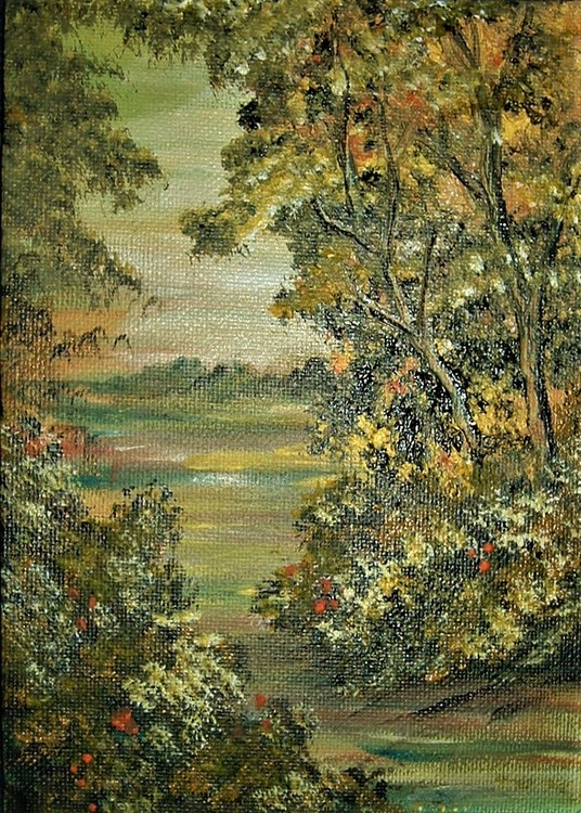 woodland acrylic