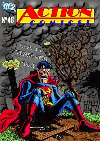 DC 2 Action comics cover art