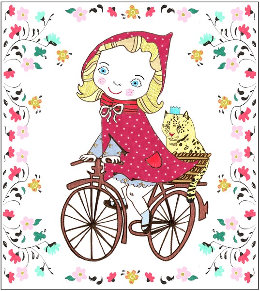 Bicycle with flowers