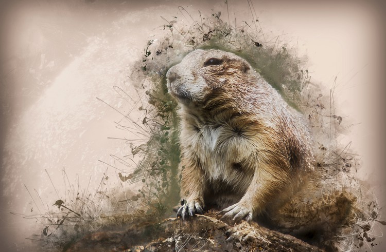 Prarie dog, Prairie hond (zwartstaart)