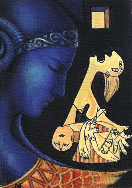 Shahmaran with Guernica's mother