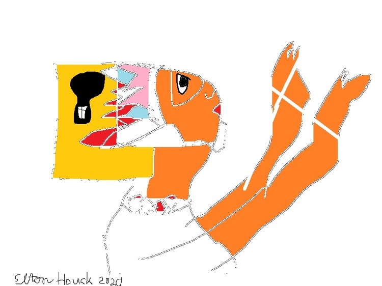 IF YOUR PRAYERS ARE NOT TO JESUS YOU PRAY TO A FALSE GOD...(c) 2020..elton houck...digital..