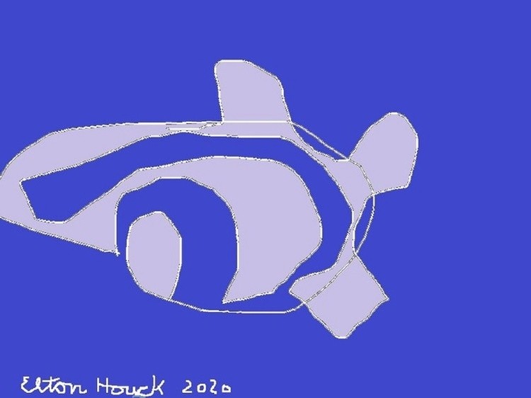 Secret Atomic Stealth Submarine..(c) 2020..elton houck..digital...world ending weapondry...art