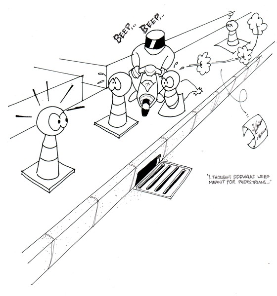 Sidewalk Slalom