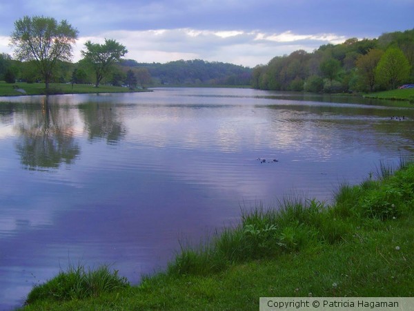 Dusk on Northmoreland Lake