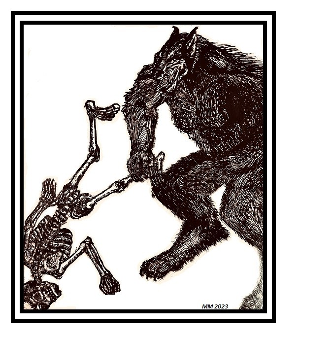 ancient werewolf drawings