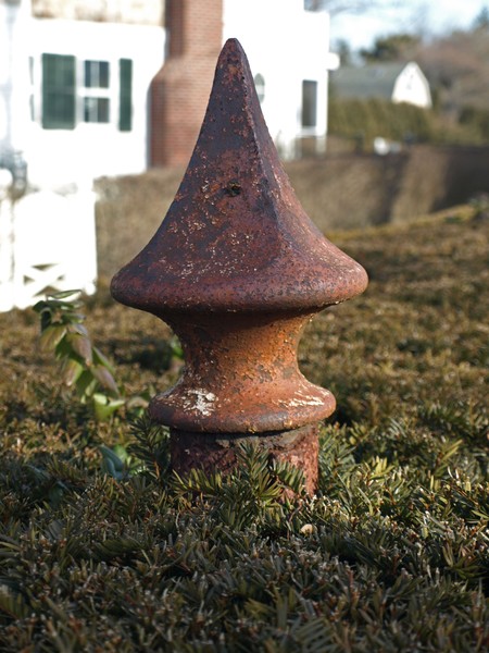 RUSTY FENCE POST