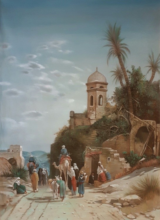 Omani Landscape Painting