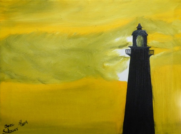 Lighthouse at Sunset