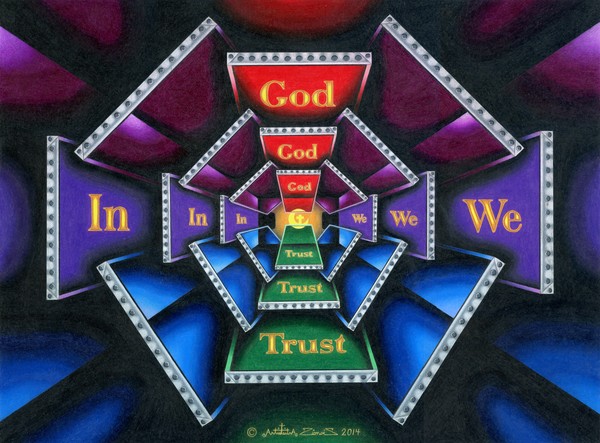In God We Trust through Every Shade of Black #2 