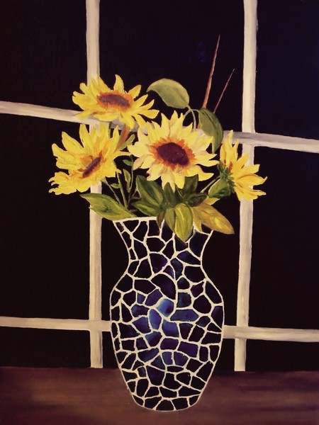 Sunflower Vase