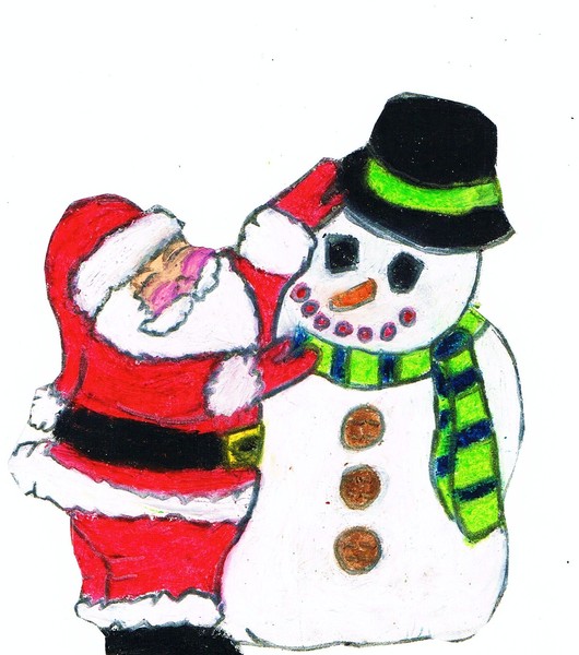 SANTA HELPS A FRIEND 