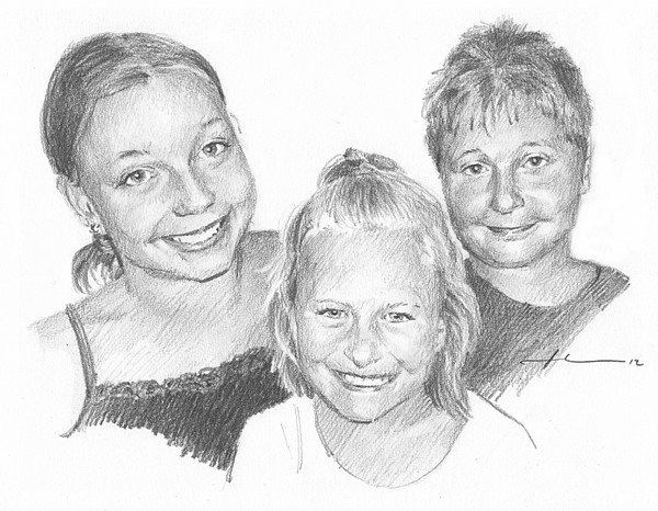 sisters brother drawing mike theuer