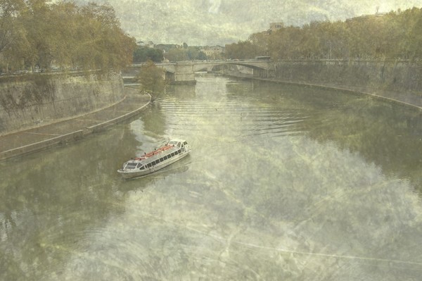 Il battello sul Tevere