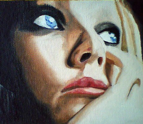 Oil Painting: Coming Out (close up)