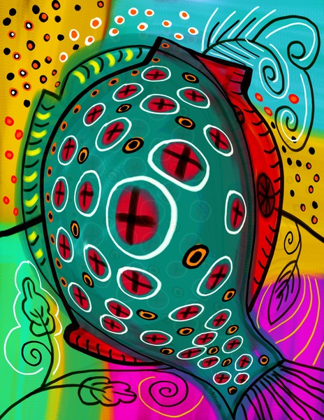 ABSTRACT JUGFISH