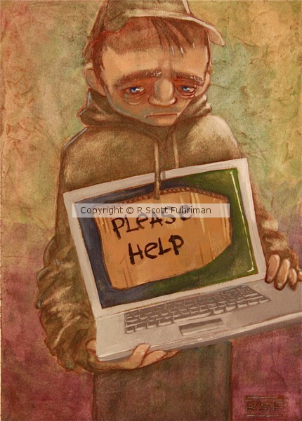 Internet Panhandling