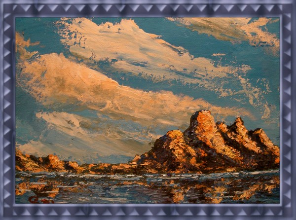 Sky & Mountain study - Sal Caruso-c.2007
