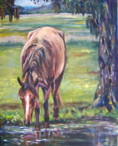 Thirsty Horse