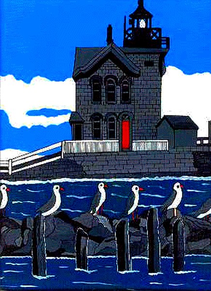 lighthouses paintings