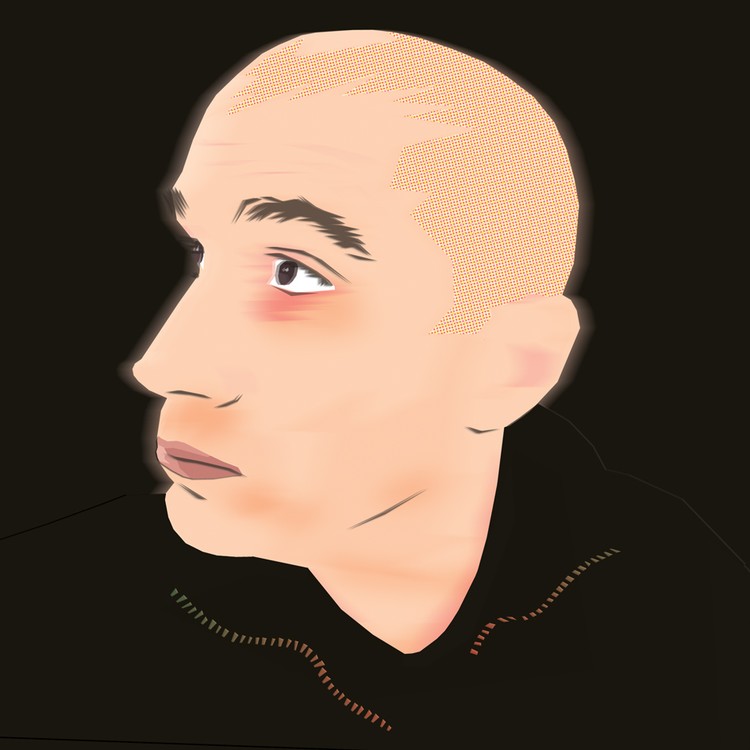 Self portrait by Daniel Morgensrern