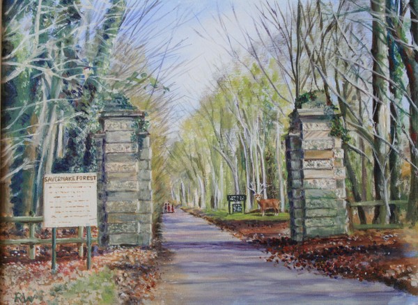 Entrance to Grand Ave at Savernake Forest 
