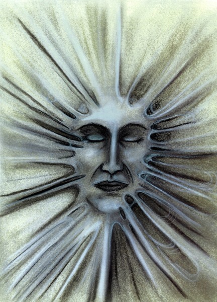 Face with spider webs