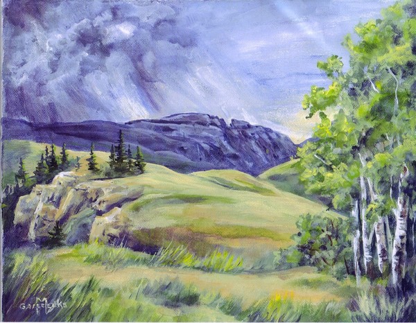 Sleeping Indian mountain
