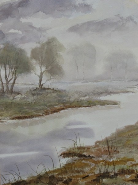 watercolor landscape 666