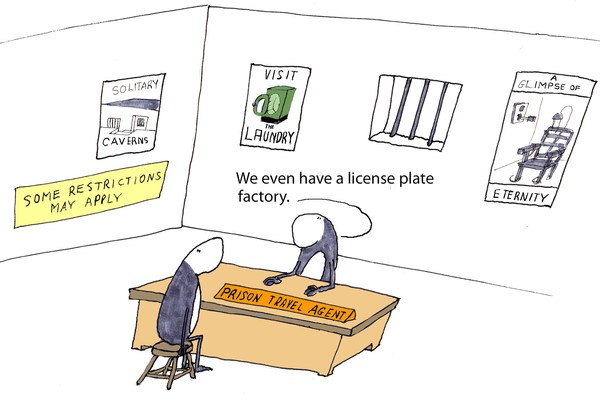 prison travel agent