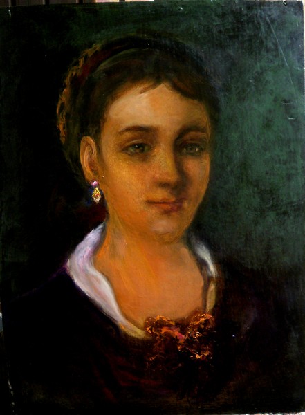 A young woman's portrait