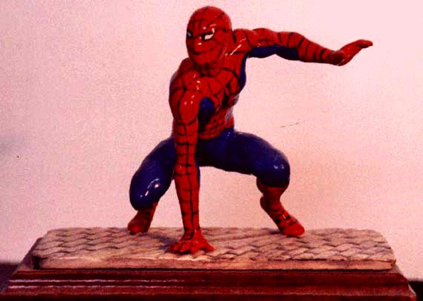 Spiderman ( ceramic sculpture)
