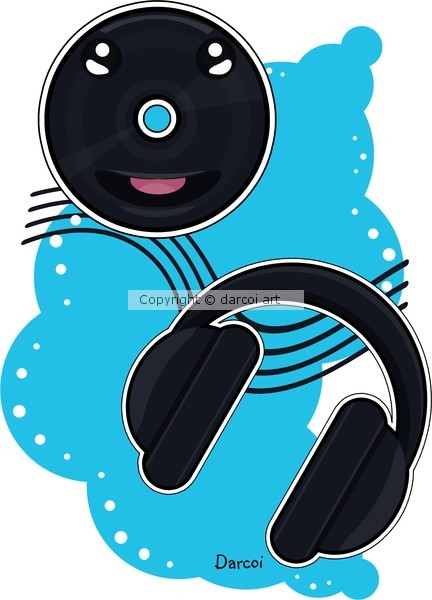 Music Headphones and CD