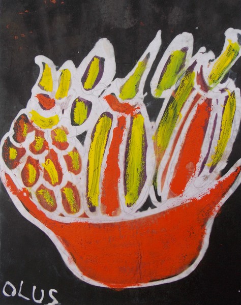Fruits inside the bowl