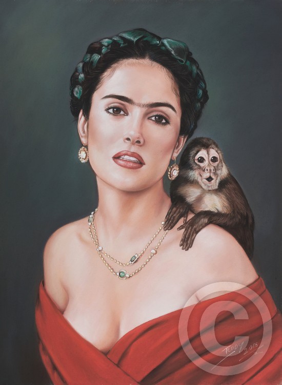 Portrait of Salma Hayek