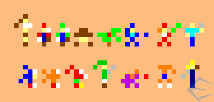 Video Game character nanosprites