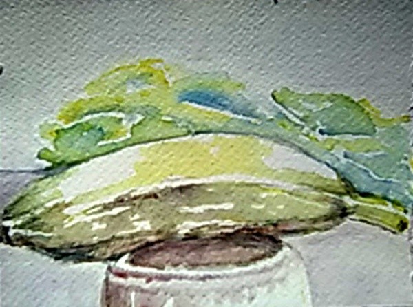 Banana Still Life Watercolor