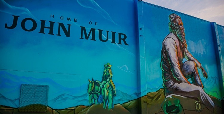 Mural at the Martinez train depot - March 26  2026