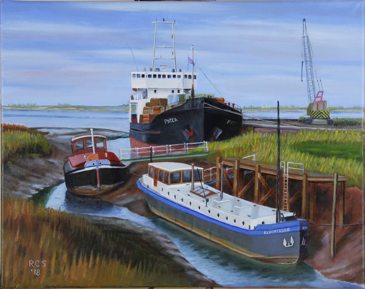 Boats at Barrow Haven