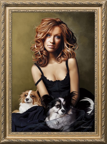 Portrait of Christina Aguilera