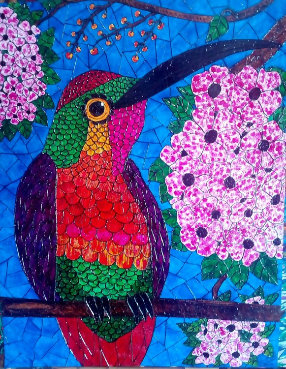 Humming-bird-Colibri-#3 Serie Colibris