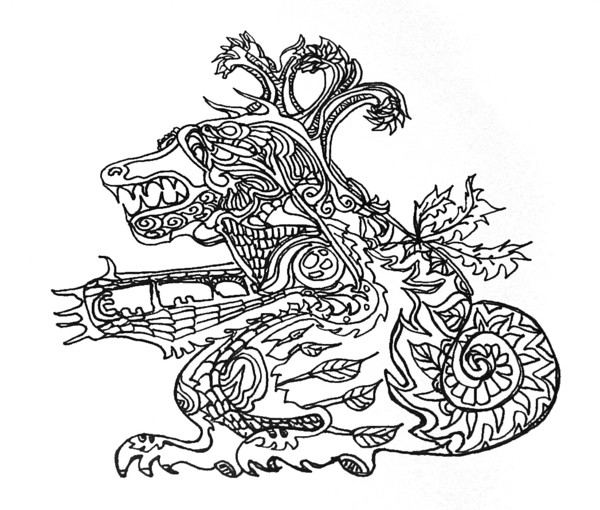 Untitled (dragon figure)