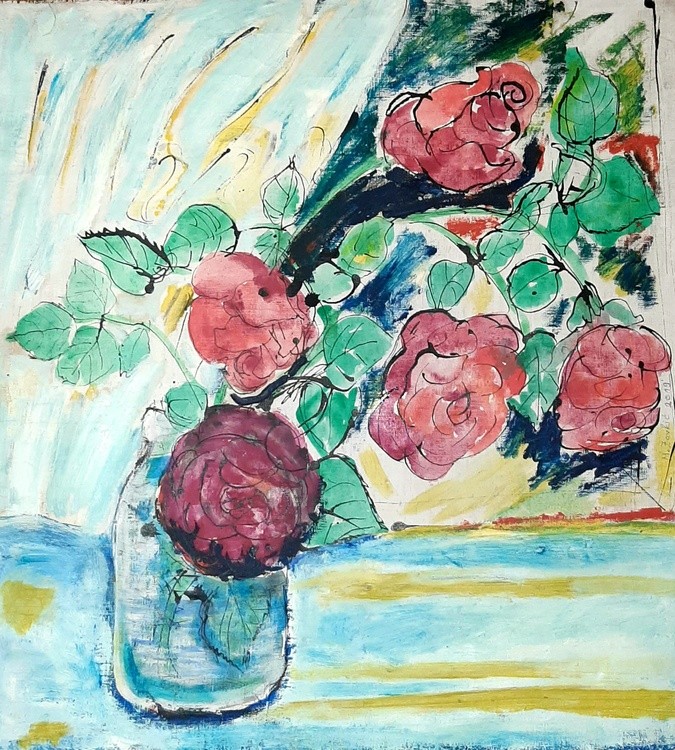 Withered roses
