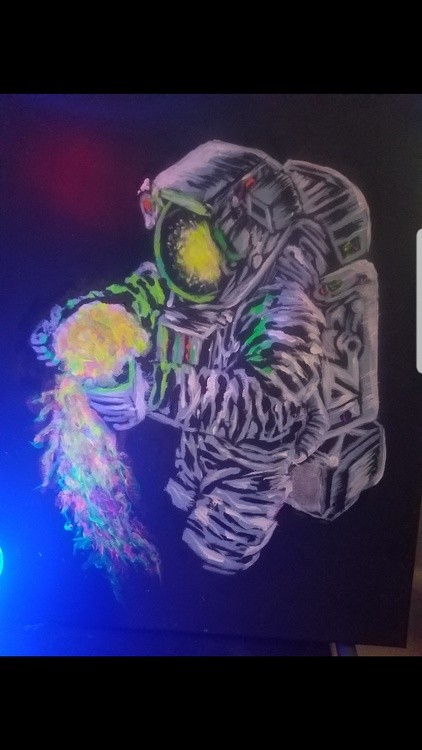 Astronaut in flouresant ver.#1 