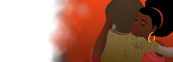Zyon and Mom Hugging 