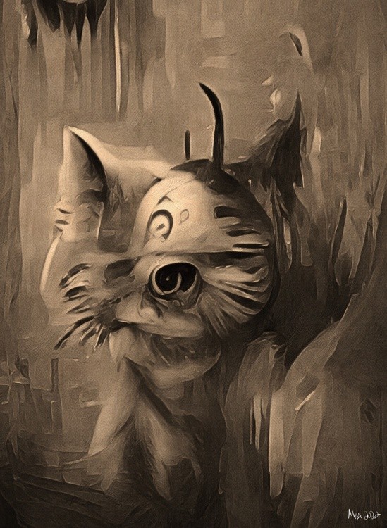 Creepy Cat