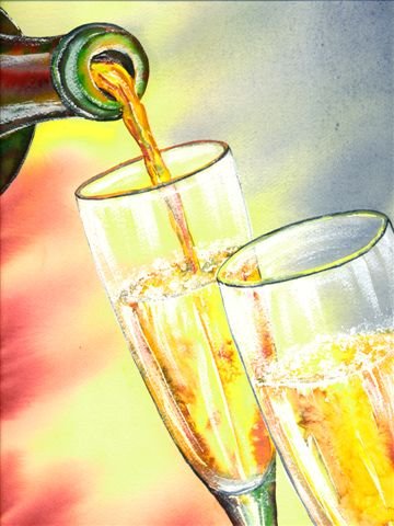 Pouring Champagne