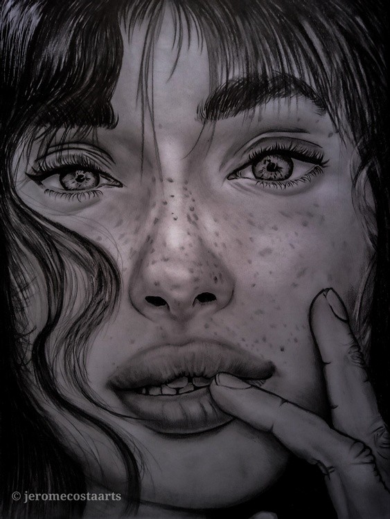 Woman with Freckles