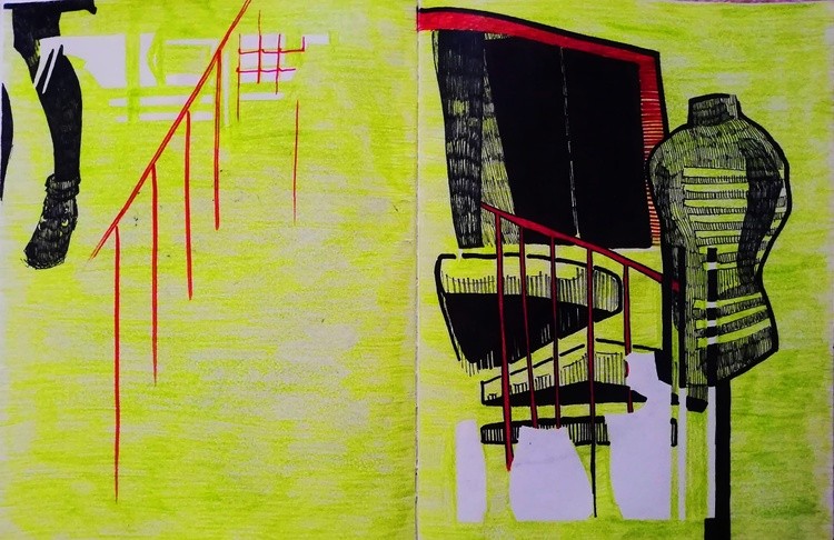 Hostel stairs