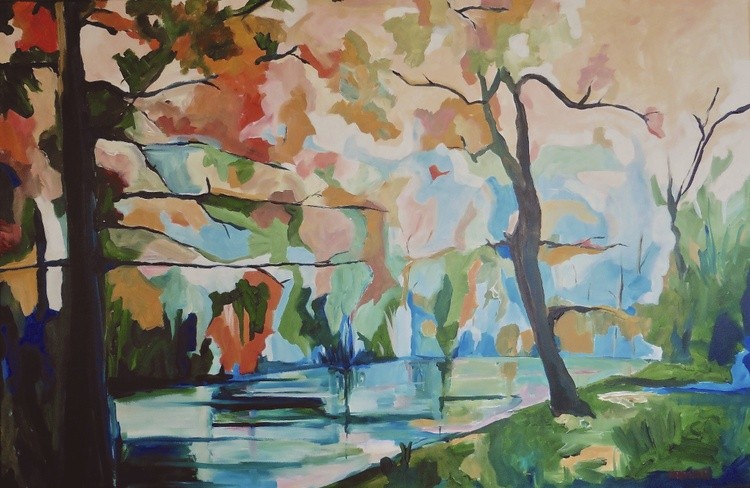 Ufer im Herbst